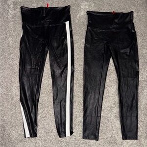 Set- SPANX Black Leggings: XL